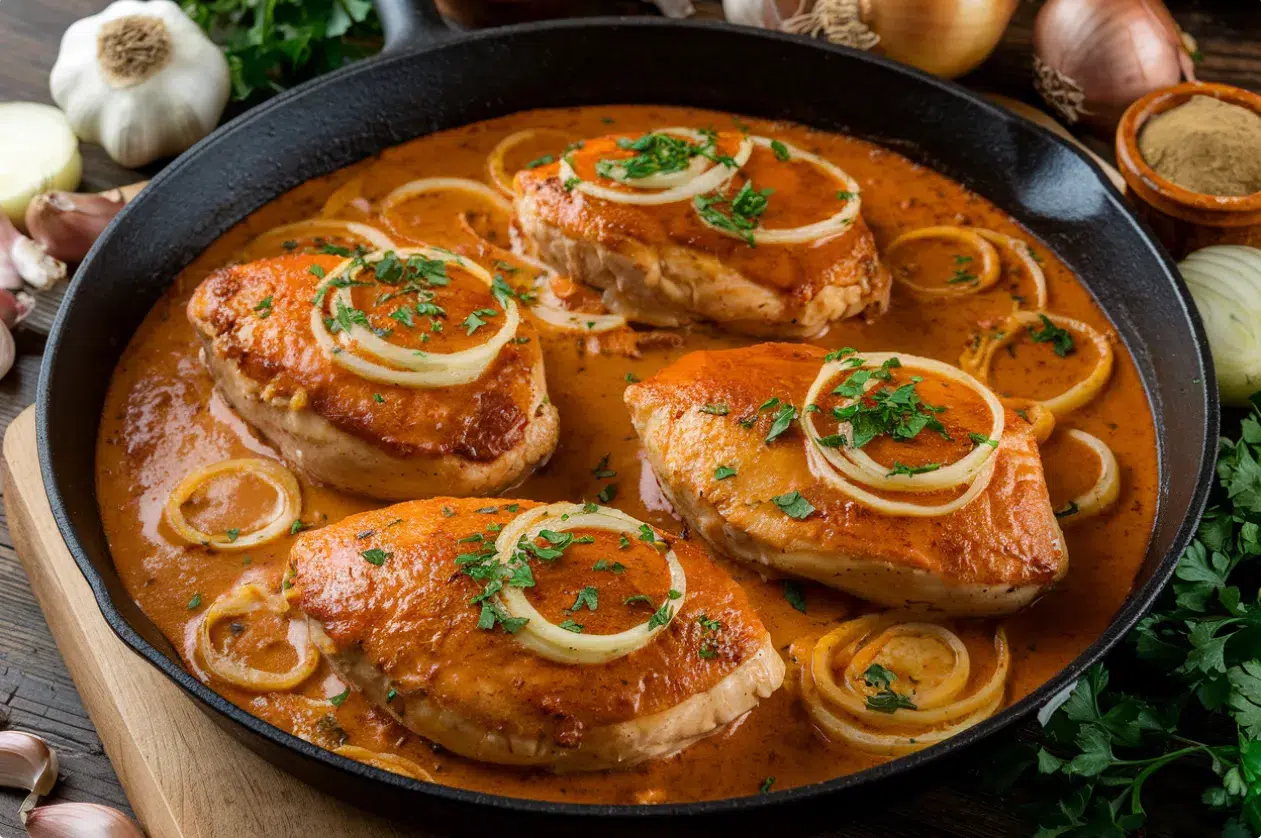 Master Smothered Chicken: Tender, Juicy, and Bacon-Filled Perfection